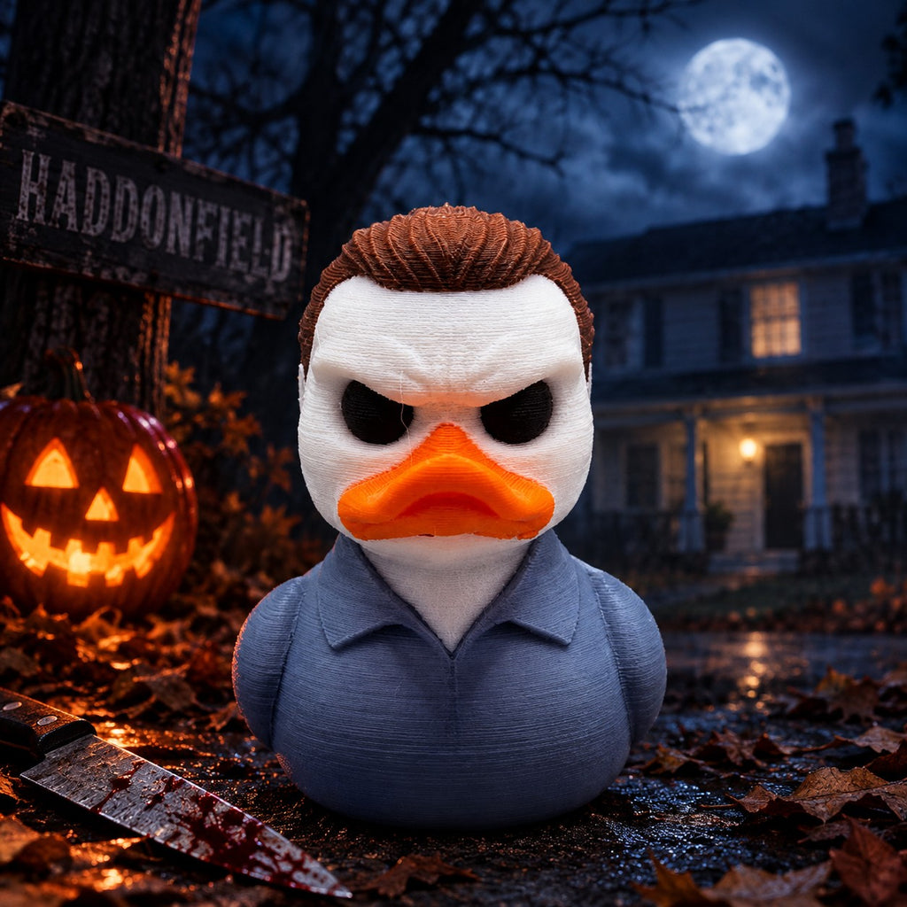 Michael Myers Duck – 3D Printed Halloween Collectible / Jeep / Cruise / Horror Collection