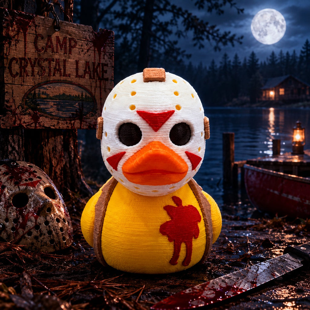 Jason Voorhees Duck – 3D Printed Horror Collectible / Jeep / Cruise / Horror