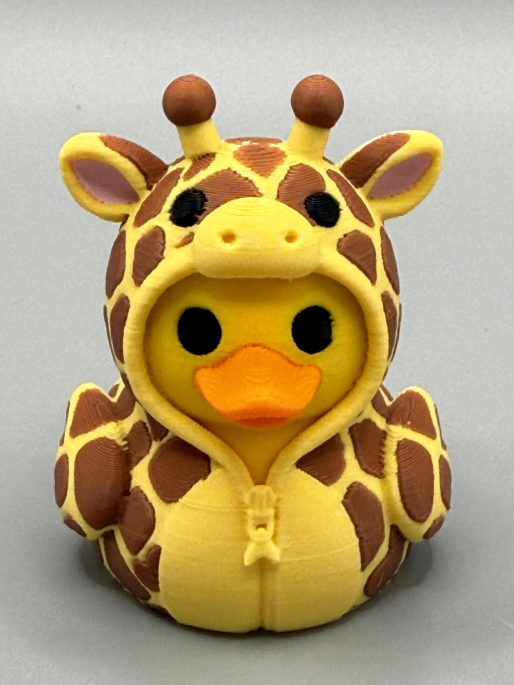 Duck in a Giraffe Onesie - Handmade 3D Print for Collectors / Jeep / Cruise