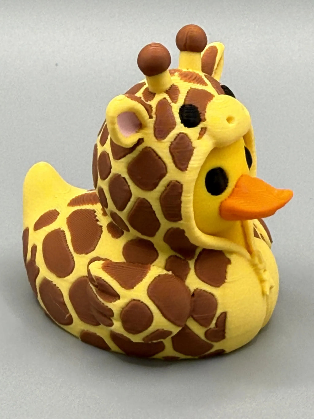 Duck in a Giraffe Onesie - Handmade 3D Print for Collectors / Jeep / Cruise