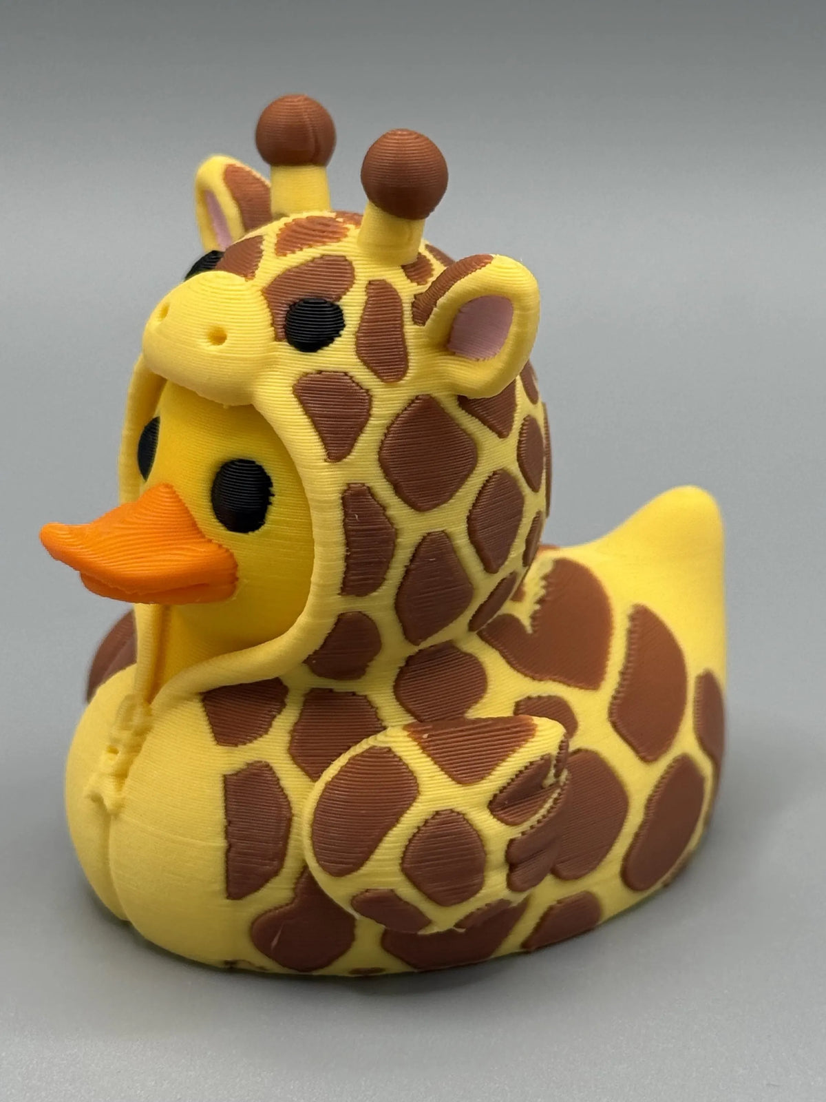 Duck in a Giraffe Onesie - Handmade 3D Print for Collectors / Jeep / Cruise