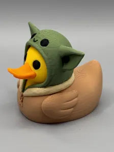 Grogu Onesie Duck in mystic forest scene