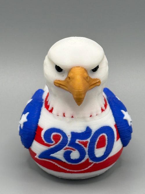 250th America Duck – 3D Printed Patriotic Collectible / Jeep / Cruise / Americana