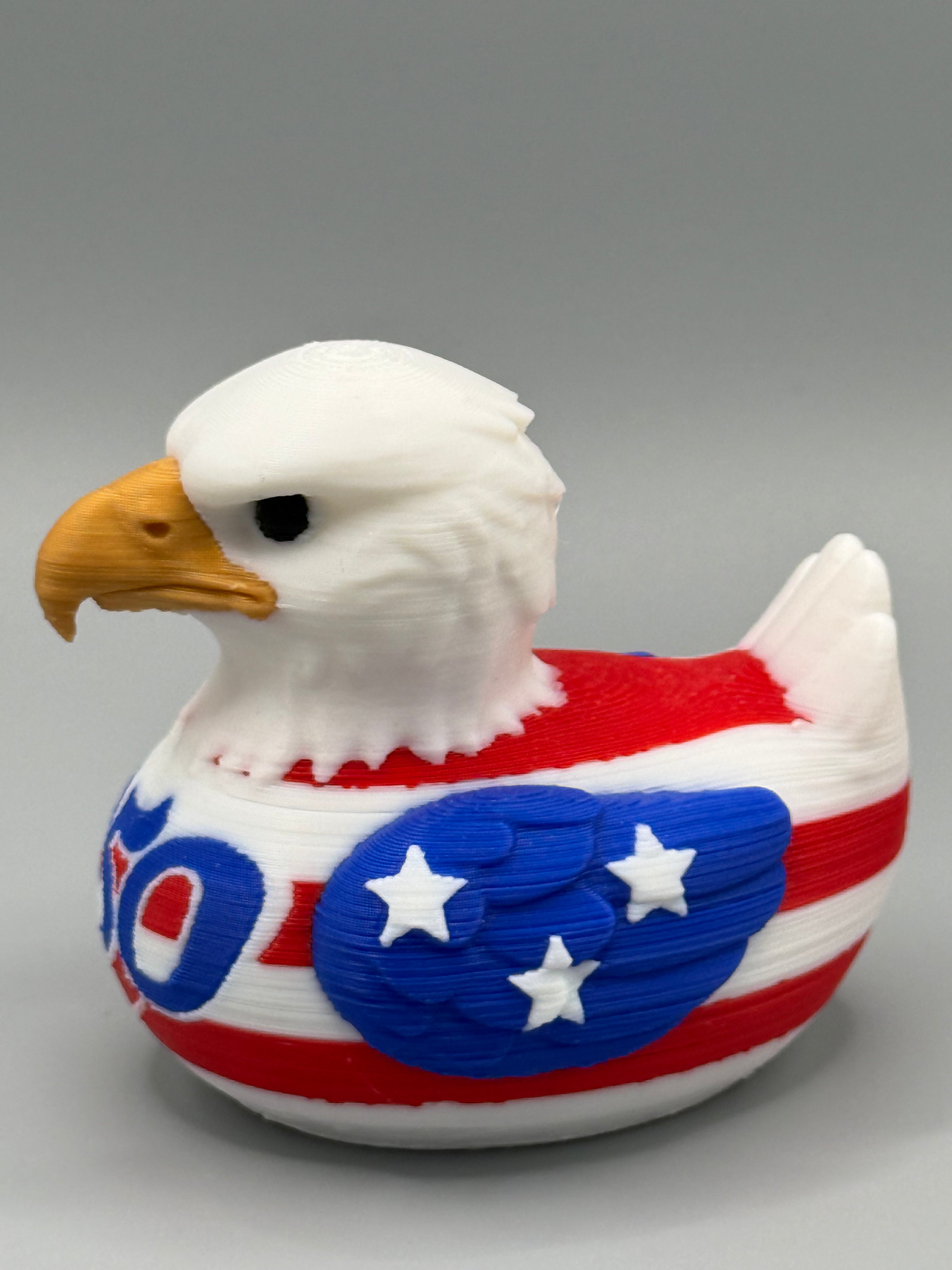 250th America Duck – 3D Printed Patriotic Collectible / Jeep / Cruise / Americana