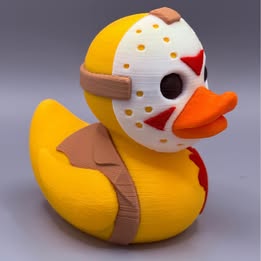 Jason Voorhees Duck – 3D Printed Horror Collectible / Jeep / Cruise / Horror