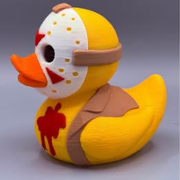 Jason Voorhees Duck – 3D Printed Horror Collectible / Jeep / Cruise / Horror