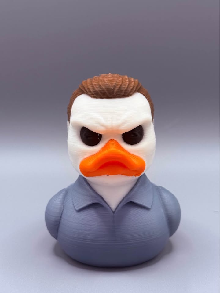 Michael Myers Duck – 3D Printed Halloween Collectible / Jeep / Cruise / Horror Collection