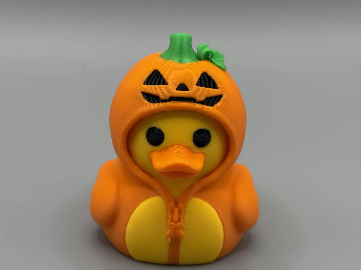 Duck in a Pumkin Onesie - Handmade 3D Print for Collectors / Jeep / Cruise