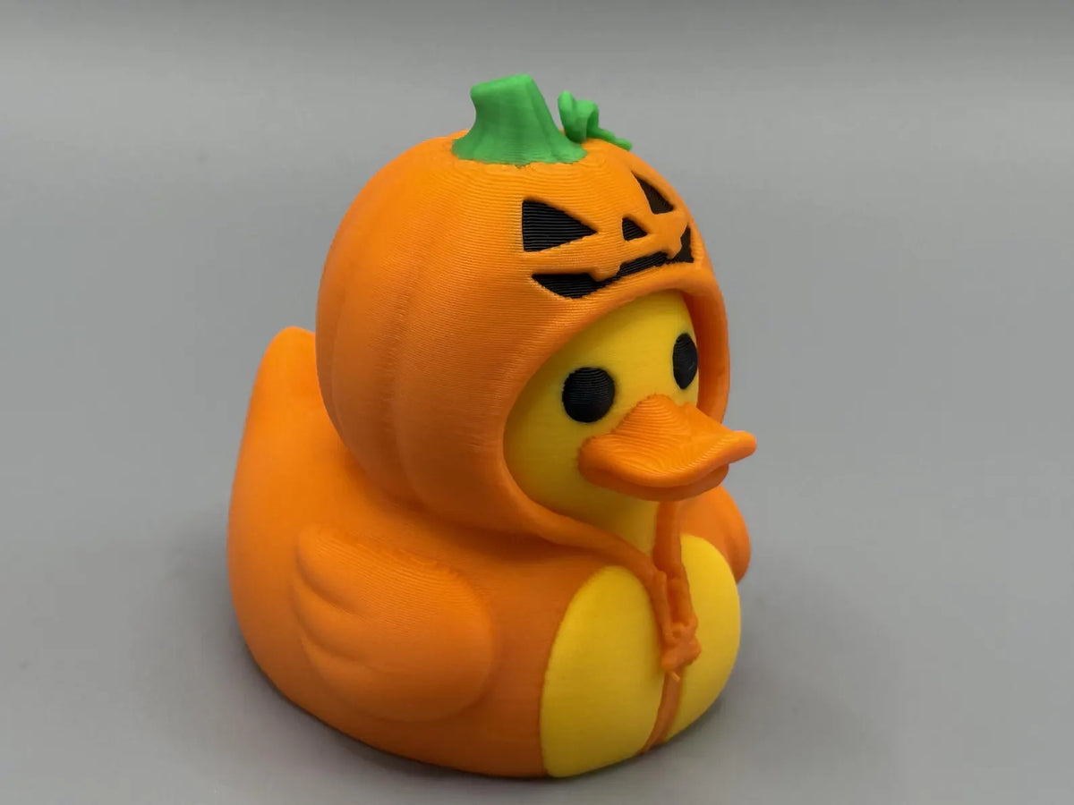 Duck in a Pumkin Onesie - Handmade 3D Print for Collectors / Jeep / Cruise