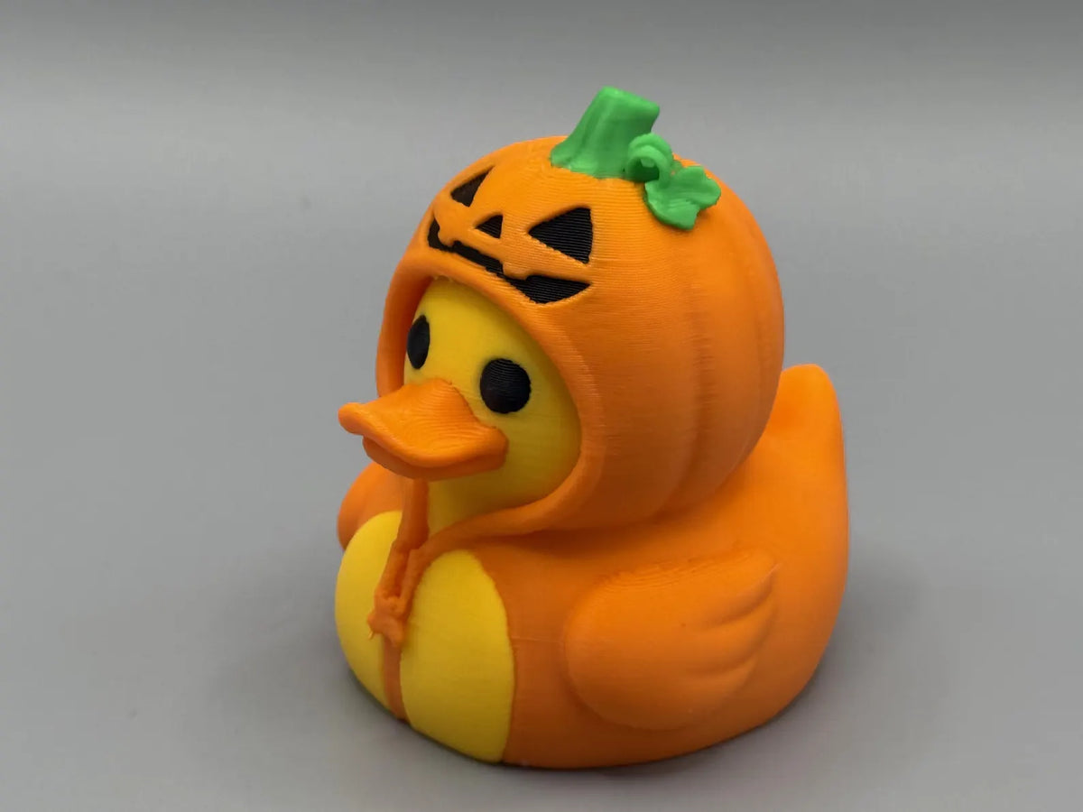 Duck in a Pumkin Onesie - Handmade 3D Print for Collectors / Jeep / Cruise