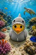 Duck in a Shark Onesie – 3D Printed Animal Collectible / Jeep / Cruise