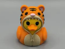 Duck in a Tiger Onesie - Handmade 3D Print for Collectors / Jeep / Cruise