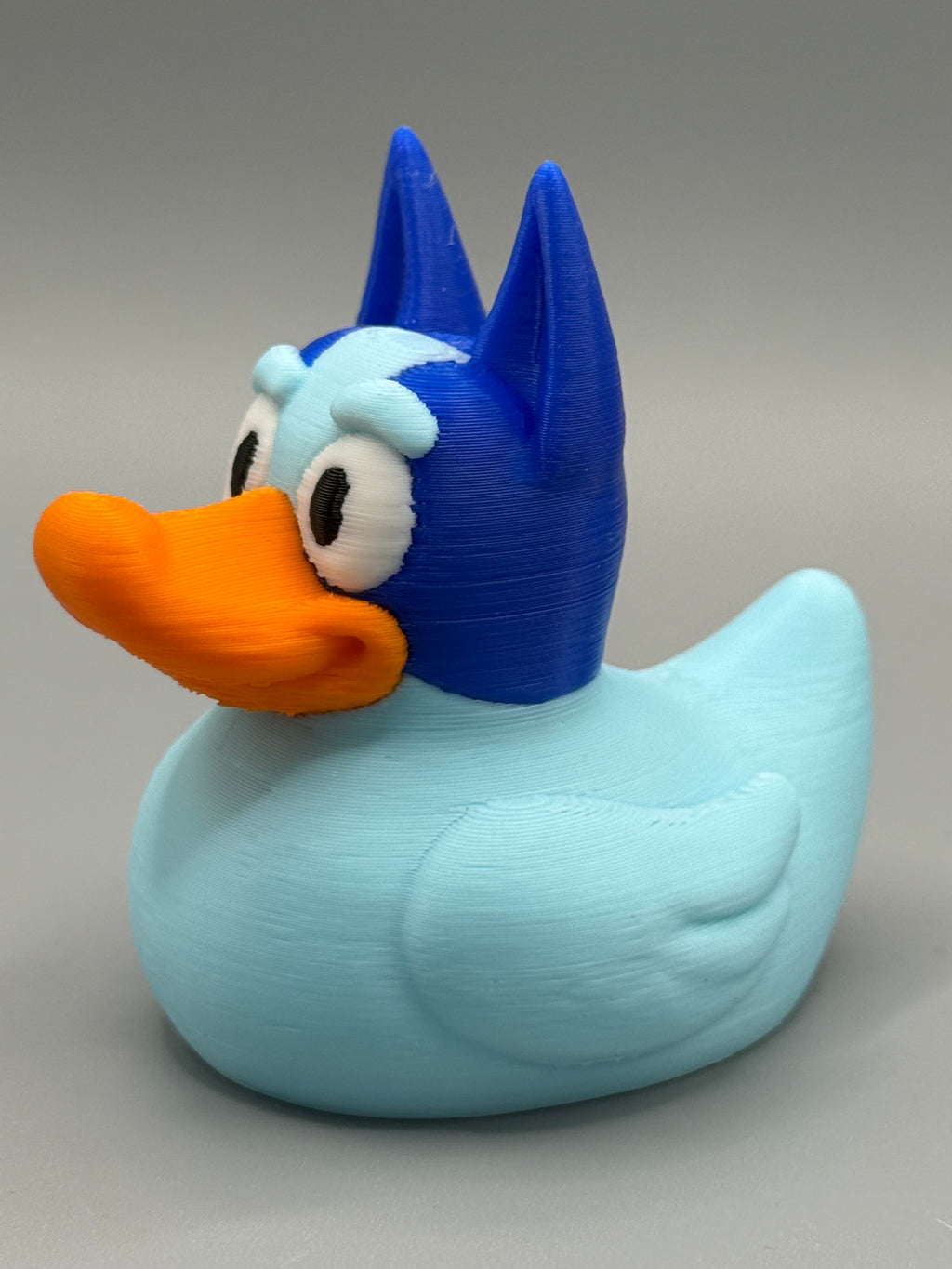 Bluey Duck – side angle view