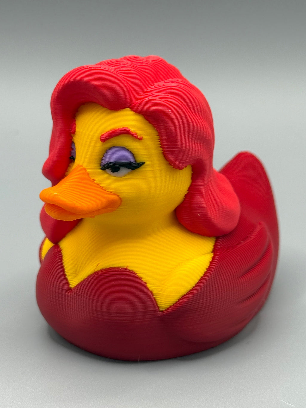 Jessica Rabbit Duck – front face view