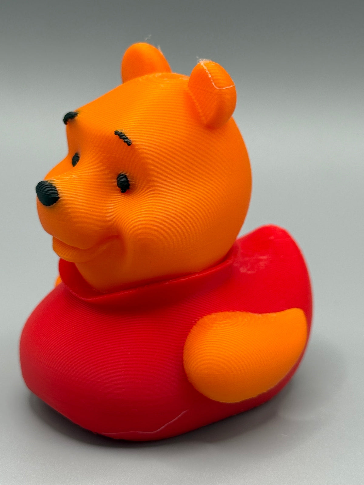 Winnie the Pooh Duck – front face view
