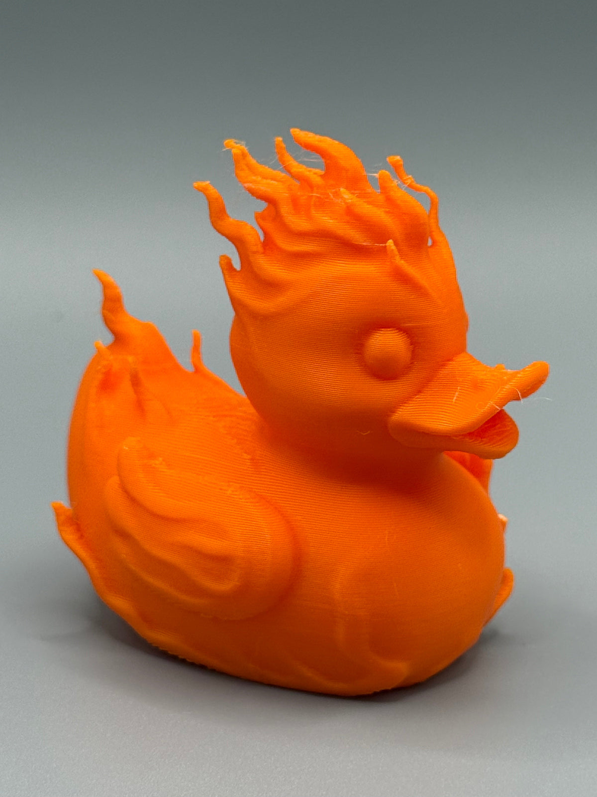 Fantastic 4 Human Torch Duck – opposite side view showing flame wings and tail